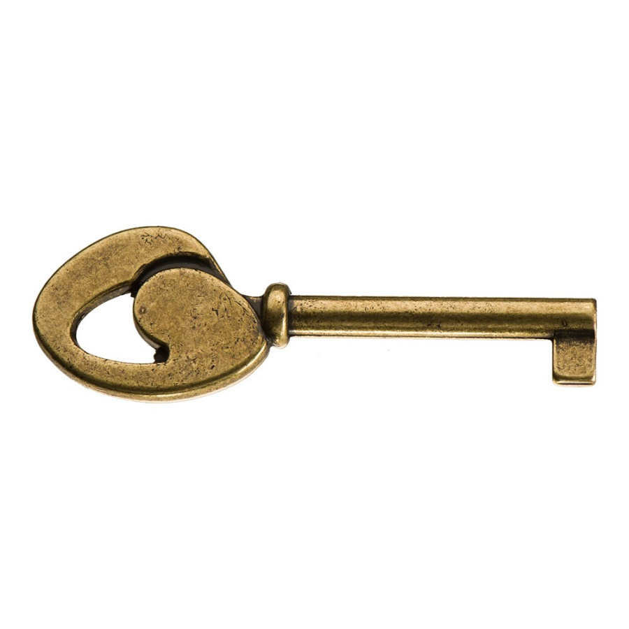 Ключ, 15.531.46.12, 27х84, металл, античная бронза