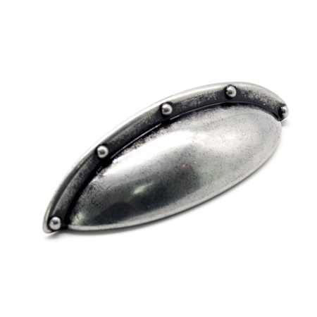 Ручка-раковина, Shell, 19.1959.53, 64мм, металл, глянцевое олово