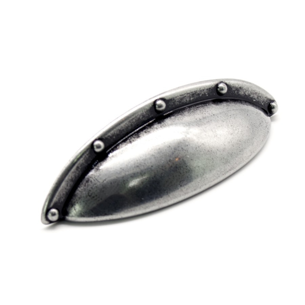 Ручка-раковина, Shell, 19.1959.53, 64мм, металл, глянцевое олово