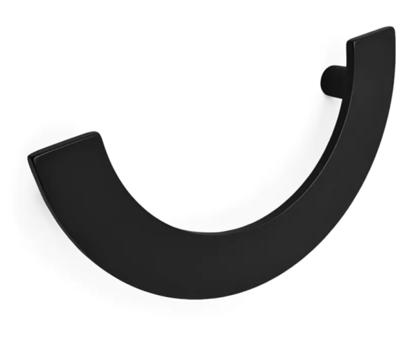 Ручка-скоба, WMN470.MZA.00N4, 132мм, металл, черный матовый, Giusti