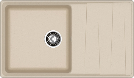 Мойка GranFest LEVEL 860L, 860х500 мм, кашемир