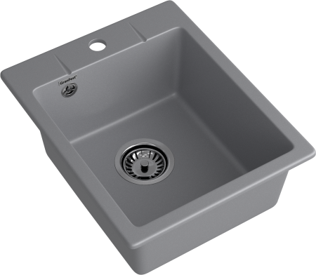 Мойка GranFest URBAN 240, 400х490 мм, темно-серый