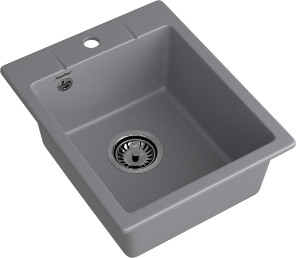 Мойка GranFest URBAN 240, 400х490 мм, темно-серый