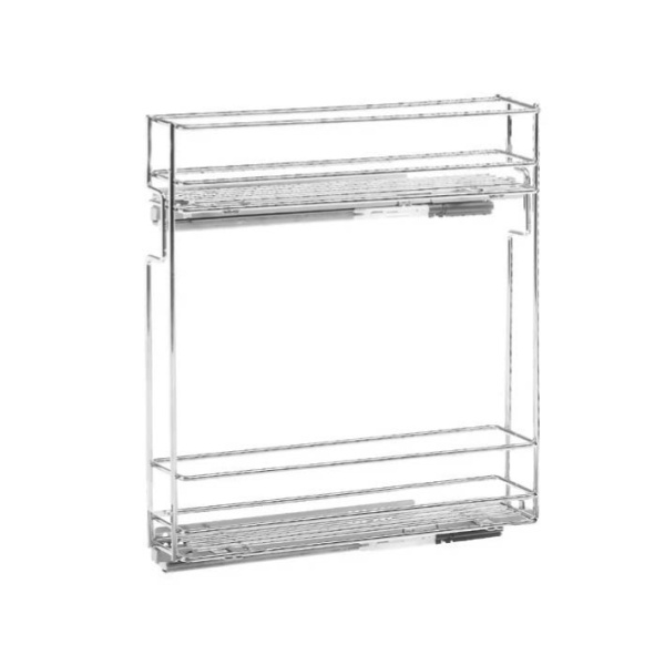 Корзина 150мм, 2 яруса, 107х473х528мм, боковое левое, с доводчиком, Grass Nova Pro, Vibo