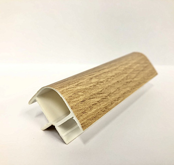 Угол 90* для цоколя универсальный, h=150мм, пластик, дуб горный (01.1), Россия