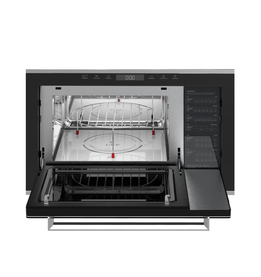 Микроволновая печь BIMO 25.03 IX, нерж. сталь, Lex