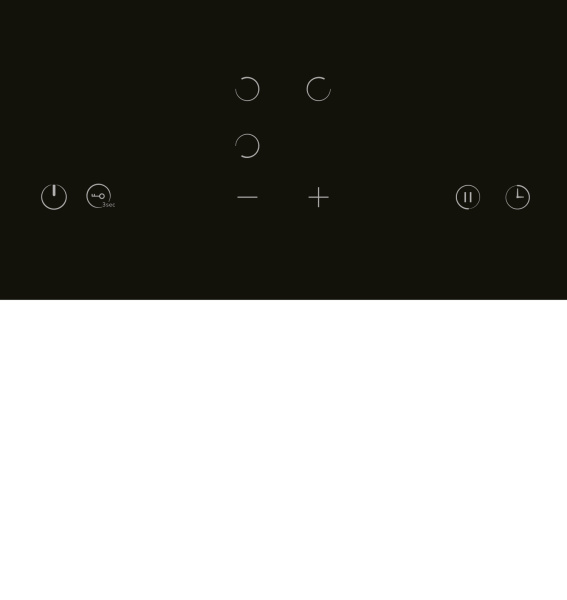 Варочная панель EVH 430A BL, 45см, стеклокерамика, черный, Lex