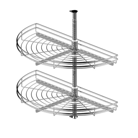 Карусель поворотная 4/4, d=510мм, белая, REJS