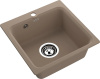 Мойка GranFest SMART 430, 430х430 мм, песочный (без сифона) 