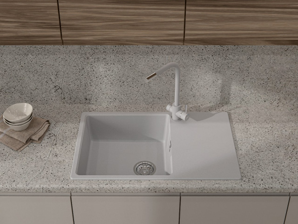 Мойка GranFest URBAN 678L, 780х490 мм, серый