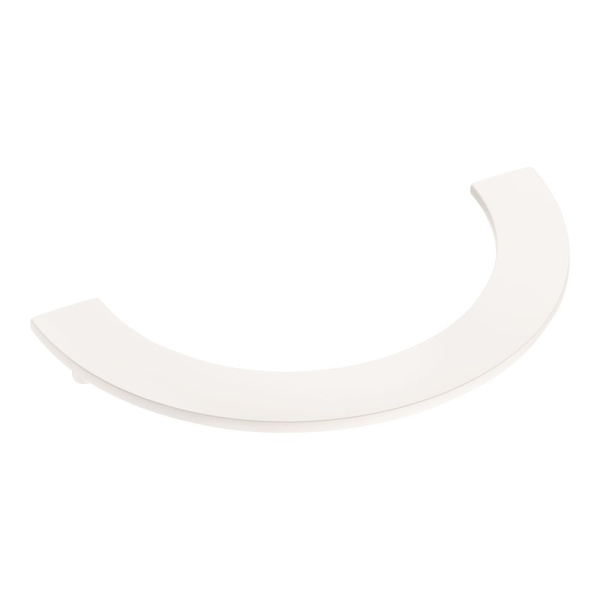 Ручка-скоба, 1196 192PC21, 192мм, металл, белый