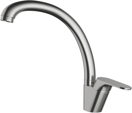 Смеситель GranFest Quarz Z3323, нерж. сталь