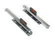 Направляющие SMART SLIDE PUSH OPEN, L=350мм, полного выдвижения, Samet