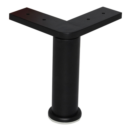 Опора декоративная мебельная, 130х130х160мм, сталь, черный