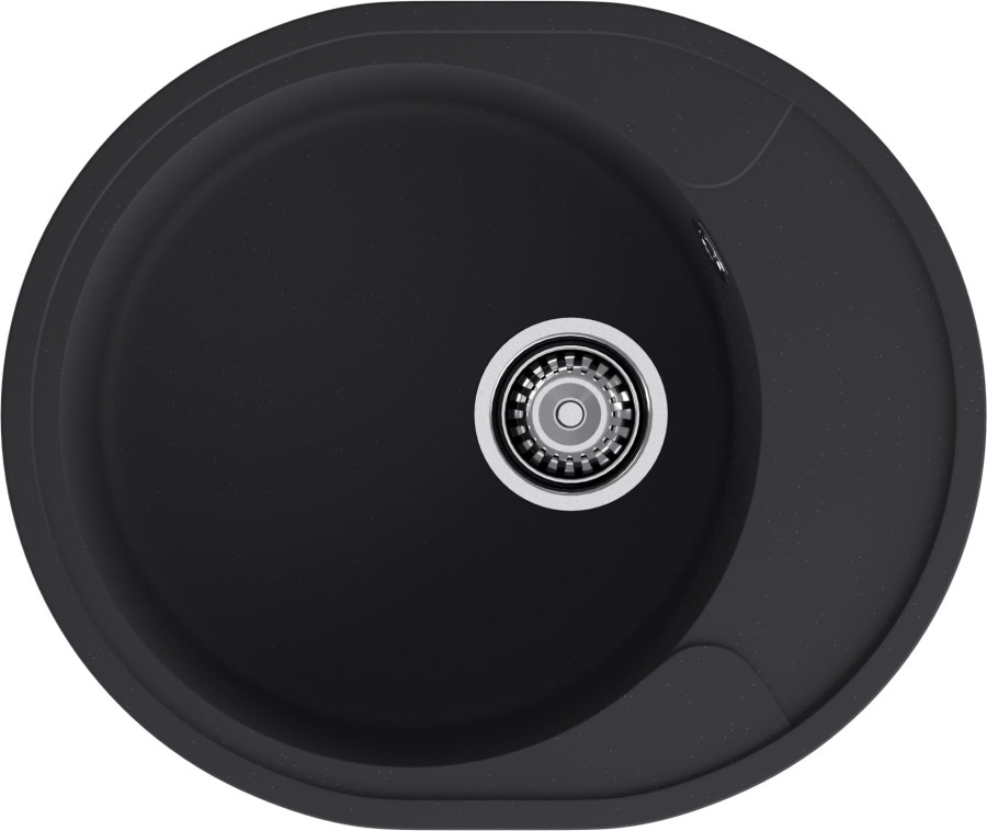 Мойка GranFest URBAN 857L, 580х490 мм, черный