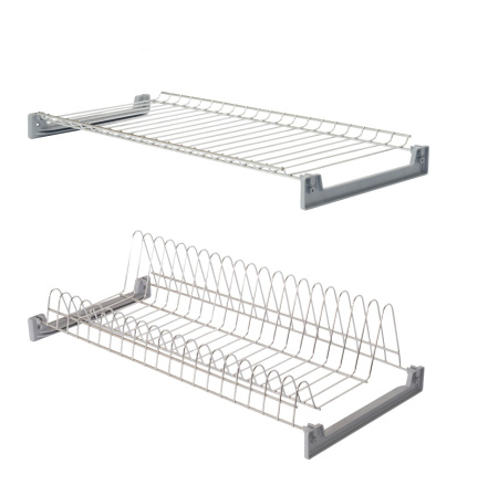 Сушка 2-х ярусная, 800мм, с 2-мя поддонами, графит