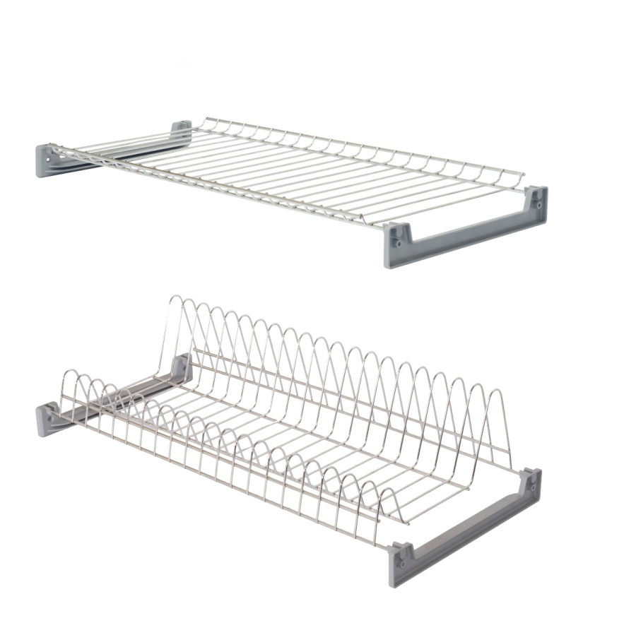 Сушка 2-х ярусная, 500мм, с 2-мя поддонами, графит