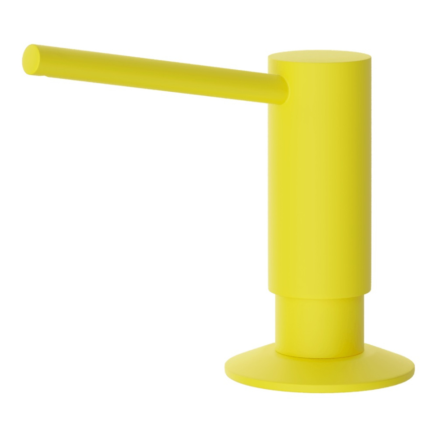 Дозатор для моющего средства OM-02-SL, латунь/sicilian lemon