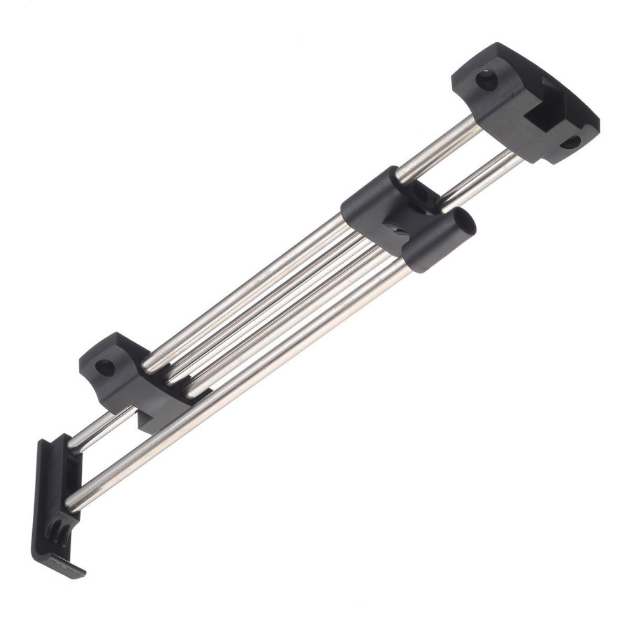 Штанга выдвижная, 250мм, сталь/пластик, хром/черный, GTV