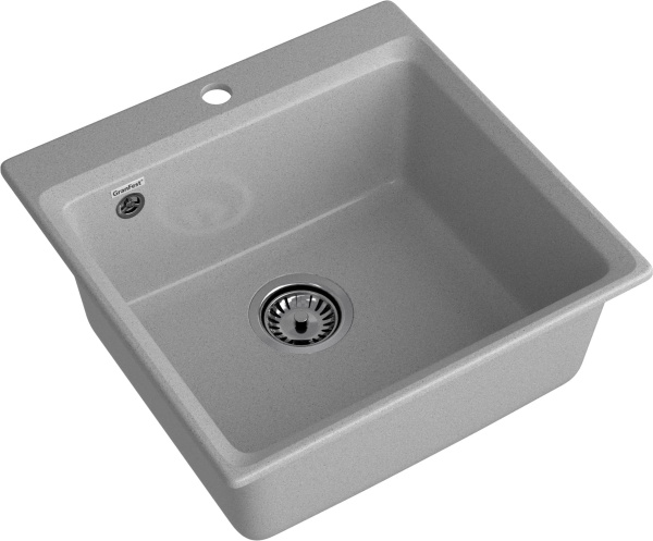 Мойка GranFest LEVEL 510, 510х500 мм, серый