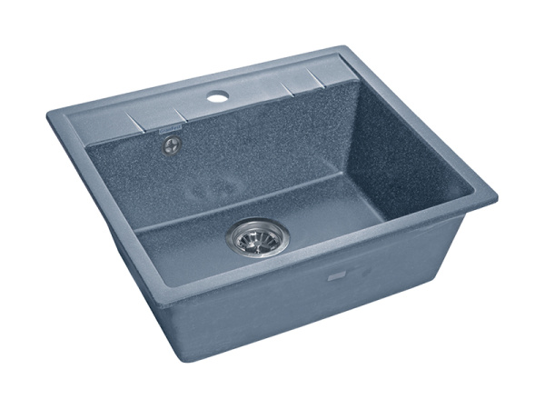 Мойка GranFest QUADRO 561, 560х500 мм, графит