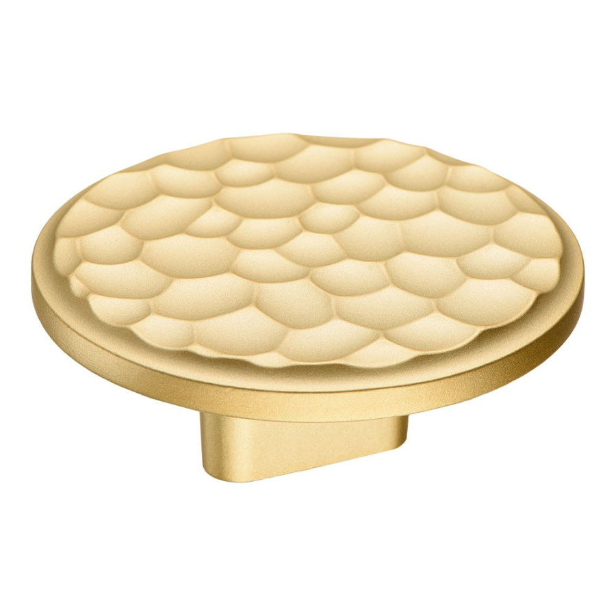 Ручка-кнопка, 4195 016PC35, d=60мм, металл, матовое золото