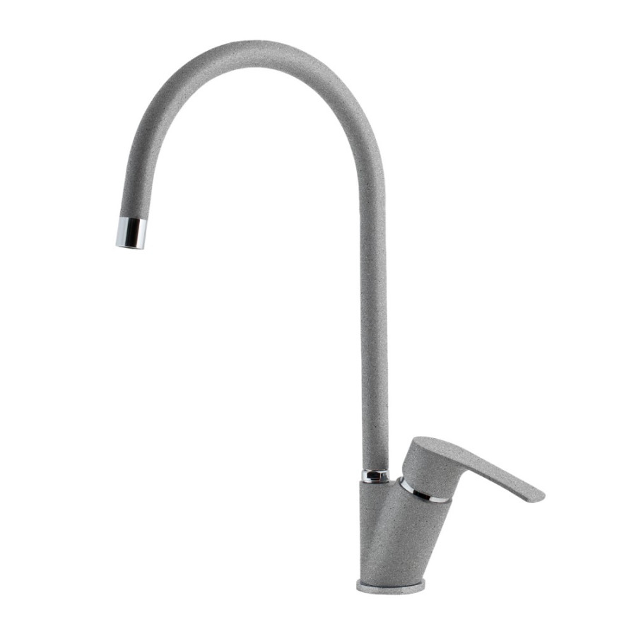 Смеситель GranFest 5023, d=35 мм, серый