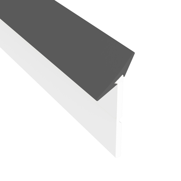 Плинтус гибкий СИЛИ, L=4,2 м, антрацит 06, Россия