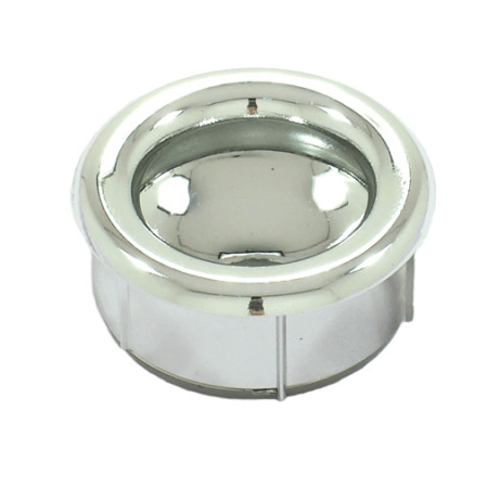 Ручка врезная, d=35мм, пластик, хром