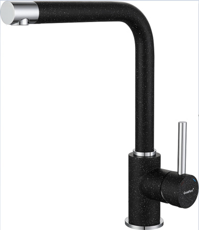 Смеситель GranFest 3651, d=50 мм, черный