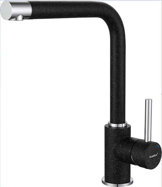 Смеситель GranFest 3651, d=50 мм, черный