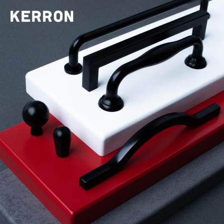 Ручка-скоба, 4115, 128мм, металл, черный матовый