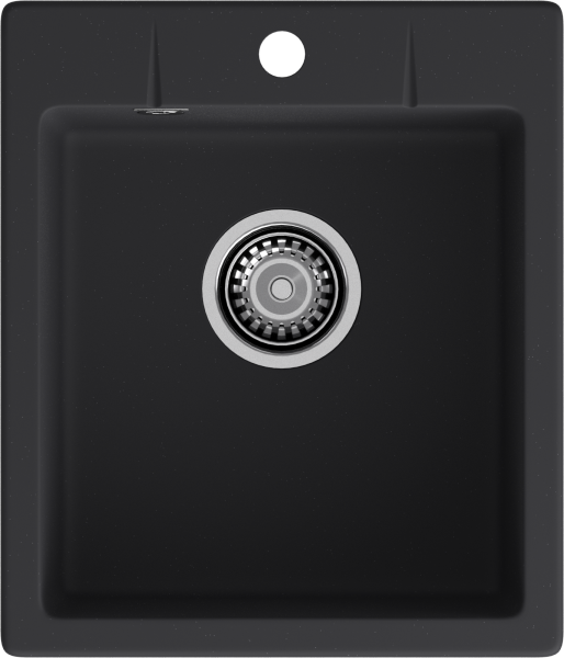 Мойка GranFest URBAN 242, 420х490 мм, черный