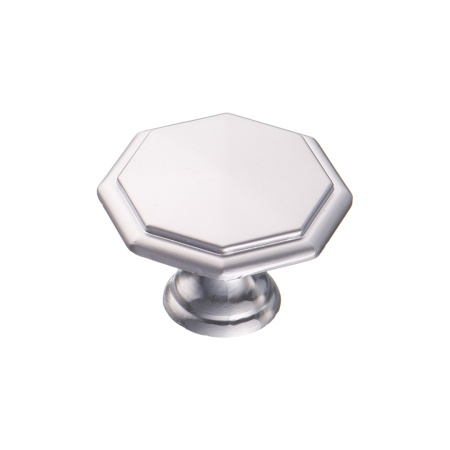 Ручка-кнопка, K-1080 SC, 32х32х24мм, металл, матовый хром