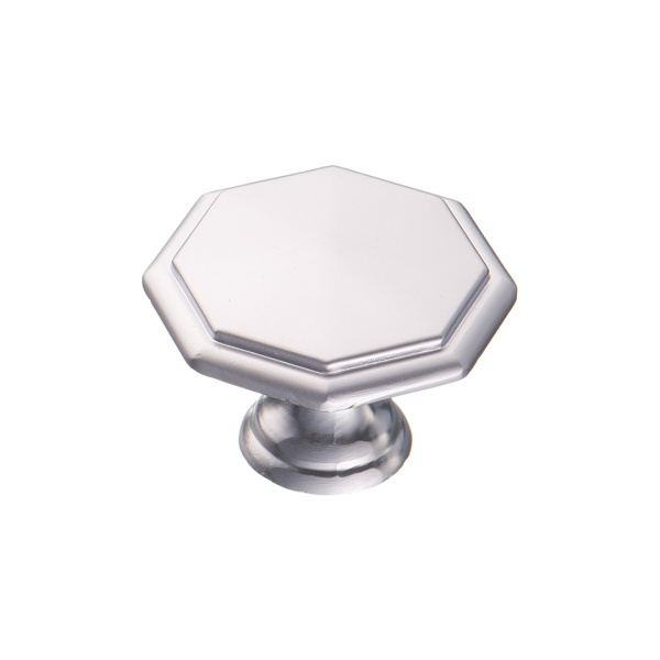 Ручка-кнопка, K-1080 SC, 32х32х24мм, металл, матовый хром