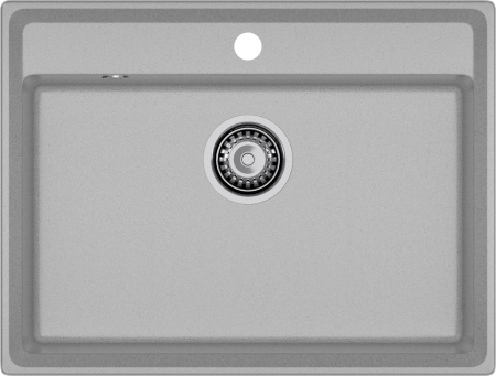 Мойка GranFest LEVEL 660, 660х500 мм, серый