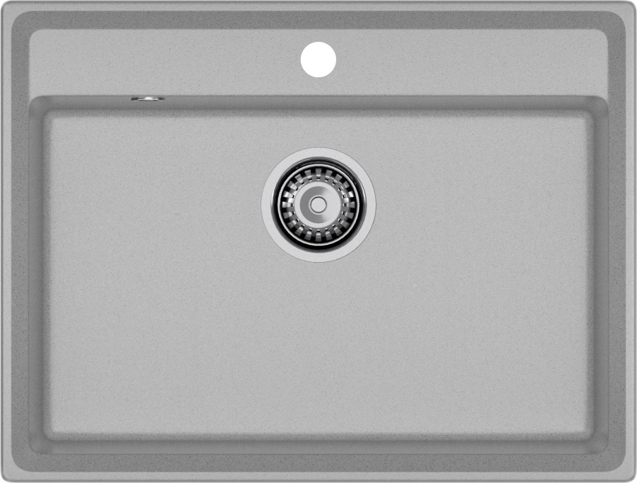 Мойка GranFest LEVEL 660, 660х500 мм, серый