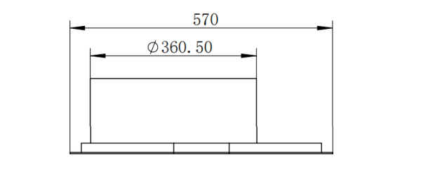 Мойка врезная, 570х450х180х0,6мм, глянец, универсальная+сифон, CMF