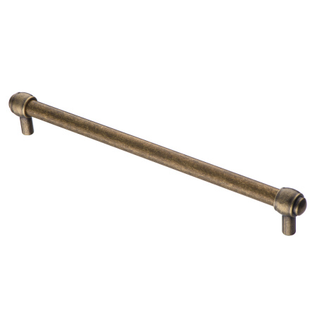 Ручка-скоба, 111, 224мм, металл, оксидированная бронза