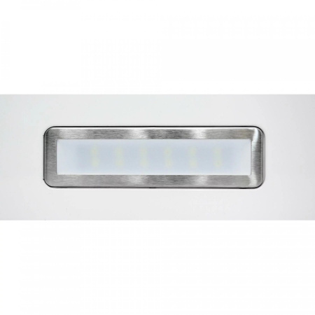 Вытяжка встраиваемая телескопическая HUBBLE 600 WHITE, 60см, б/угольного фильтра, белый, Lex