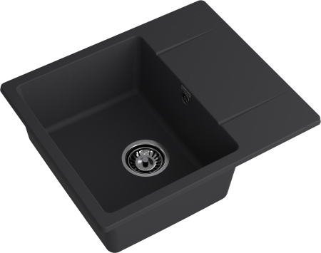 Мойка GranFest URBAN 258L, 580х490 мм, черный