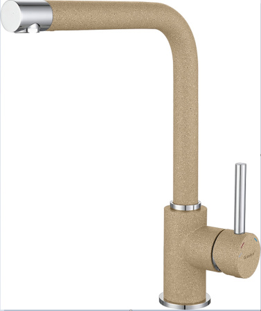 Смеситель GranFest 3651, d=50 мм, песочный