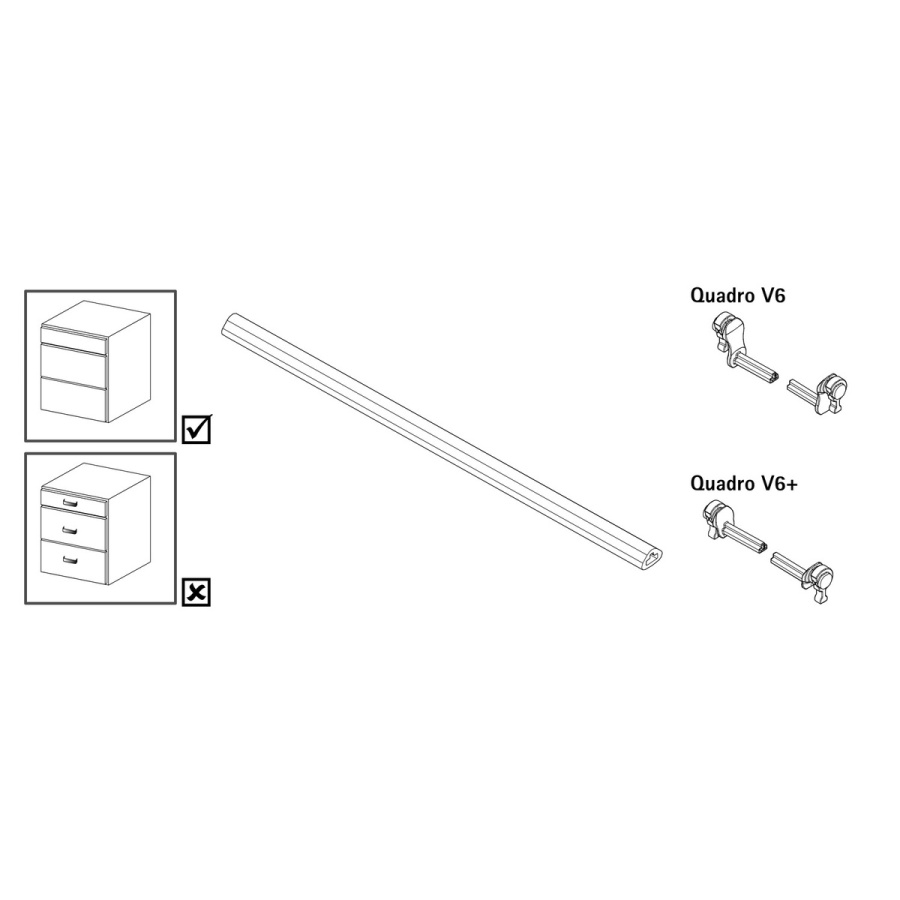 Адаптер Push to open Synchro для Quadro V6 EB12,5/10,5, тип B