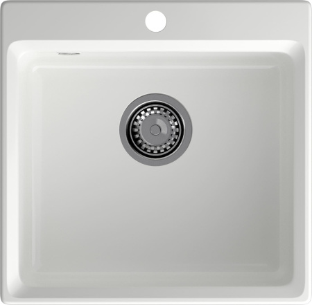 Мойка GranFest LEVEL 510, 510х500 мм, иней