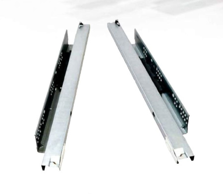 Направляющие скрытого монтажа 350мм, PUSH OPEN, полного выдвижения, без крепления JET