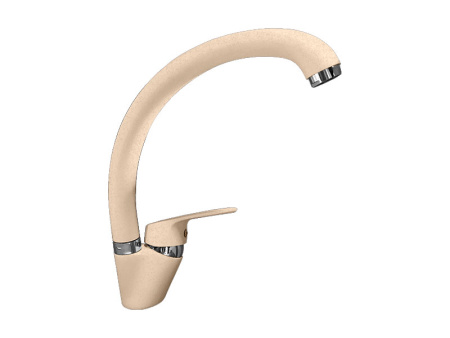 Смеситель GranFest 3323, d=35 мм, песочный (без подводки)