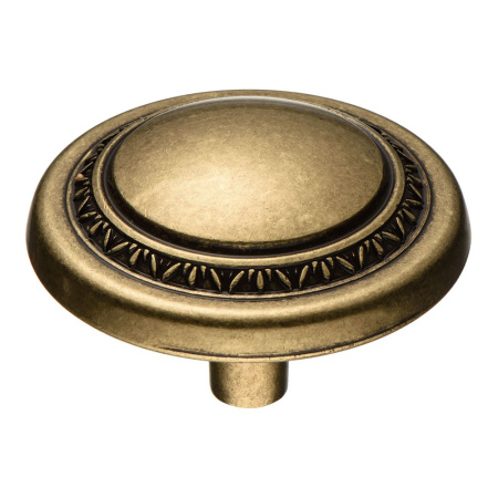 Ручка-кнопка, 15.731.00.12, d=70мм, металл, античная бронза