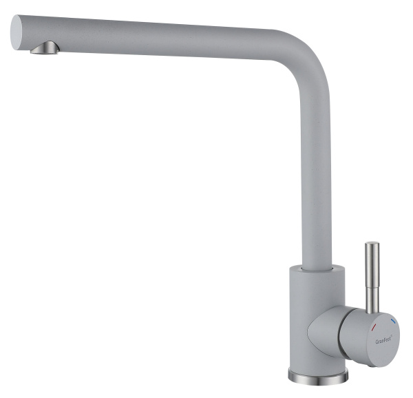 Смеситель GranFest Quarz Z-5411, серый (без подводки)