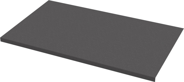 Подложка из флока в полку Конеро, W 762мм, D 475мм, черный, Kessebohmer