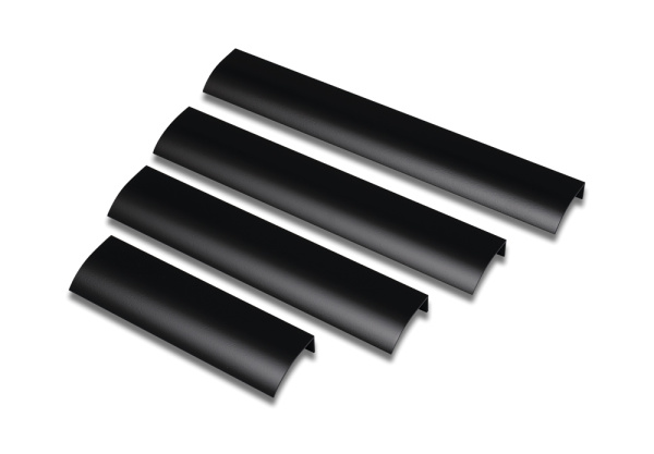 Ручка-профиль, CA4, 128мм, металл, черный